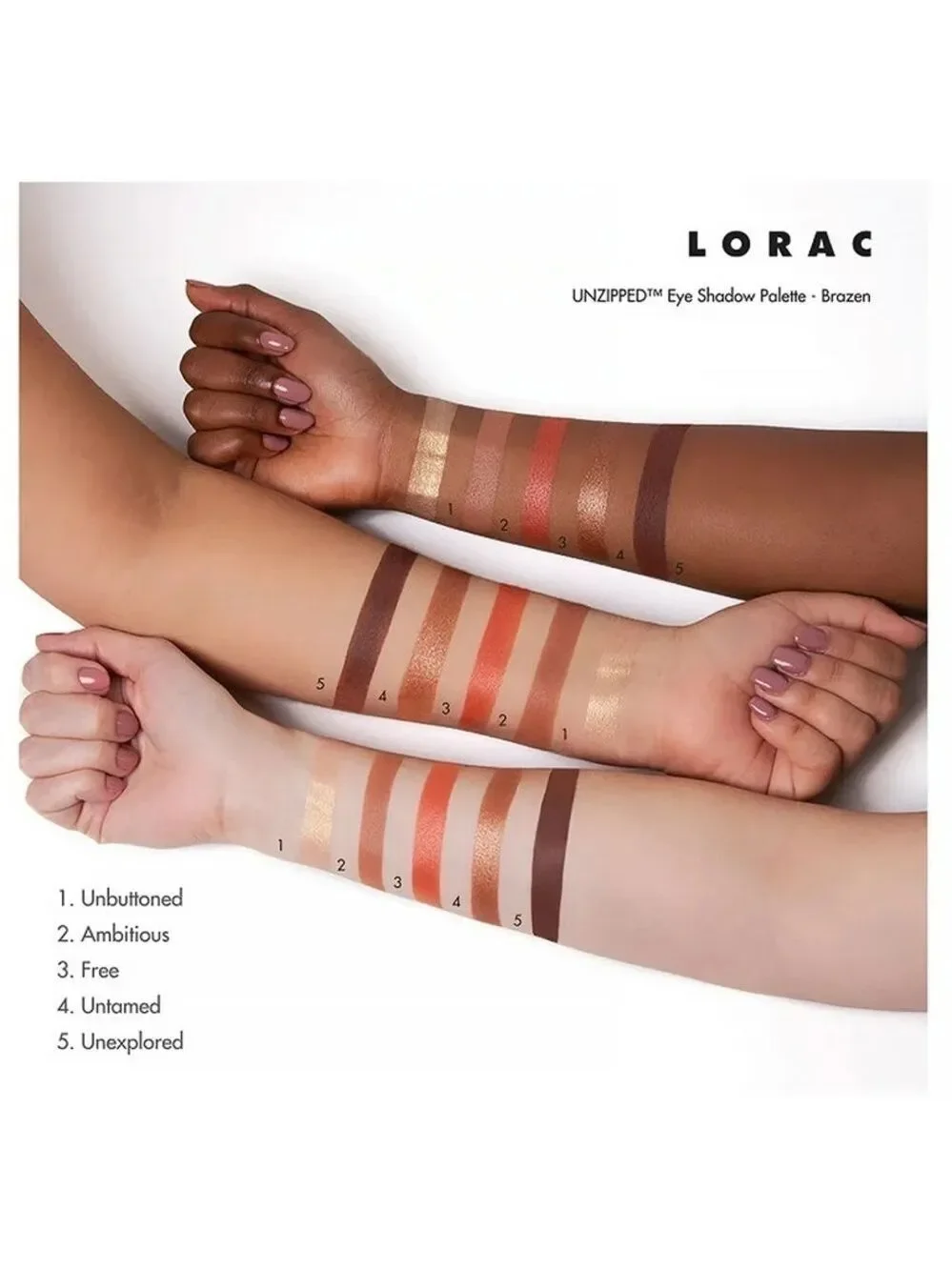 NIB LORAC Unzipped Brazen Eyeshadow Palette